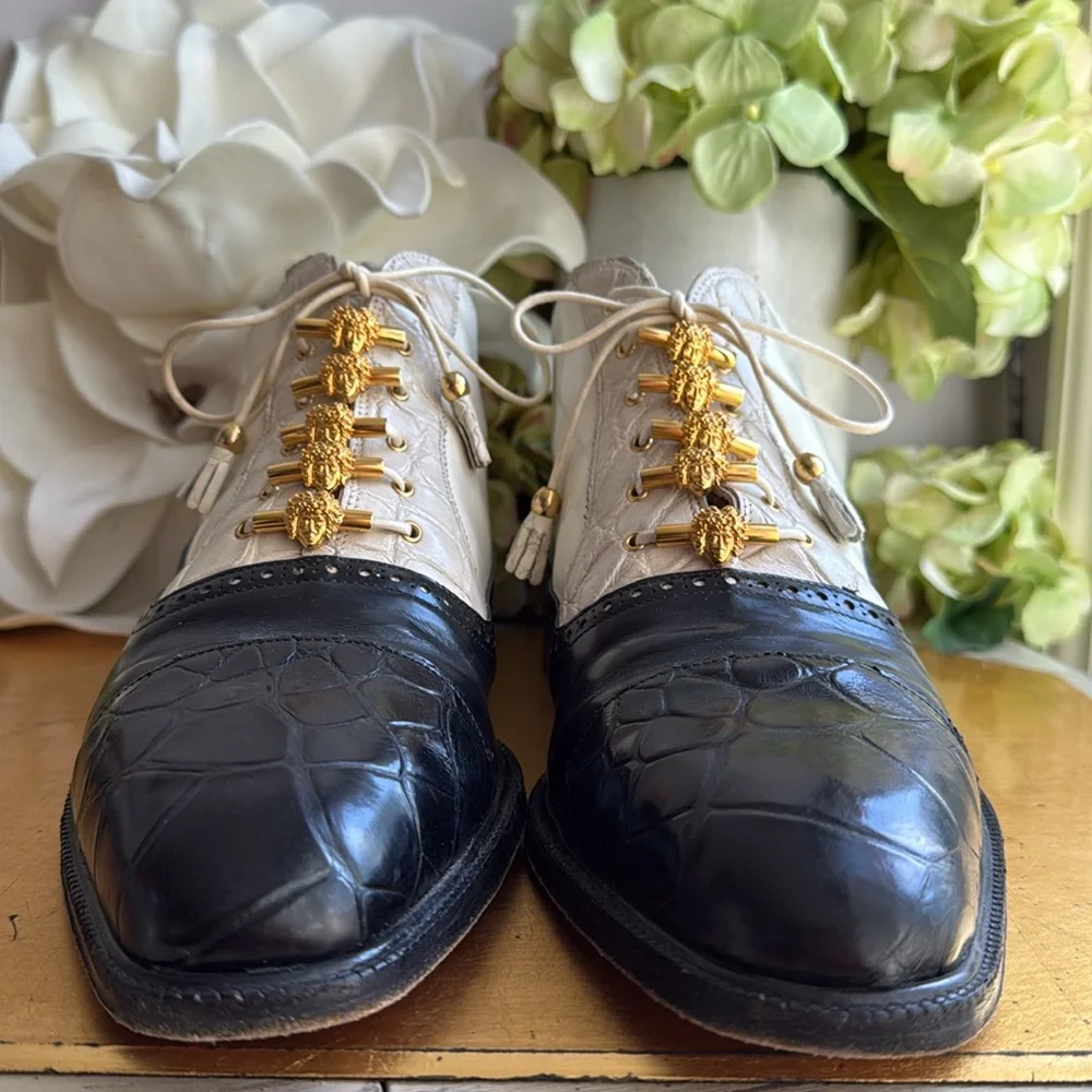 RARE EXOTIC! Mauri Italy Alligator Chelsea Boot Oxford for City Slickers